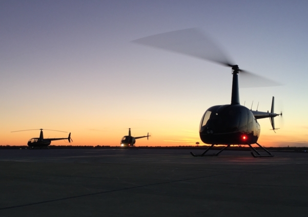 Helicopter charter for executives