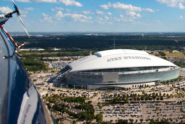 Helicopter charter to dallas cowboys