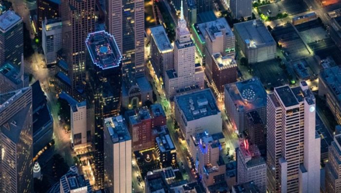 Helicopter Ride at Night